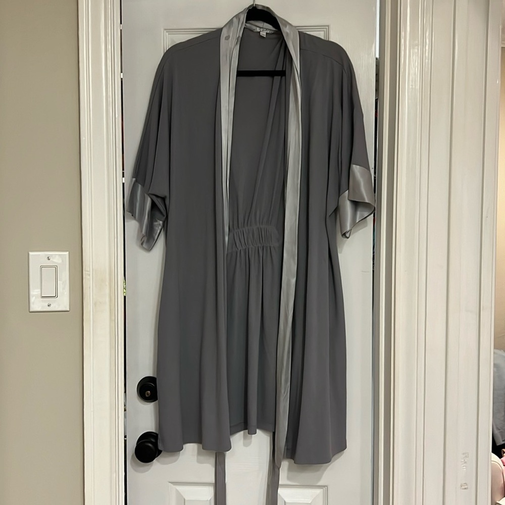 PJ Harlow Grey Kimono Robe XS/S
